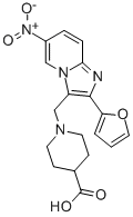 1-(2-FURAN-2-YL-6-NITRO-IMIDAZO[1,2-A]PYRIDIN-3-YLMETHYL)-PIPERIDINE-4-CARBOXYLIC ACID CAS#: 904817-98-7