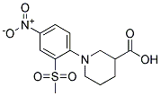 1-[2-(METHYLSULFONYL)-4-NITROPHENYL]PIPERIDINE-3-CARBOXYLIC ACID CAS#: 951624-87-6