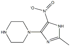 1-(2-Methyl-5-nitro-1H-imidazol-4-yl)-piperazine CAS#: 919741-77-8