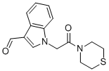 1-[2-OXO-2-(4-THIOMORPHOLINYL)ETHYL]-1H-INDOLE-3-CARBOXALDEHYDE CAS#: 928711-50-6