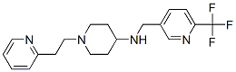 1-(2-PYRIDIN-2-YLETHYL)-N-([6-(TRIFLUOROMETHYL)PYRIDIN-3-YL]METHYL)PIPERIDIN-4-AMINE CAS#: 909674-09-5