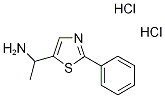 [1-(2-Phenyl-1,3-thiazol-5-yl)ethyl]amine dihydrochloride CAS#: 921061-07-6