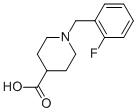 1-(2-fluorobenzyl)piperidine-4-carboxylic acid CAS#: 901313-43-7