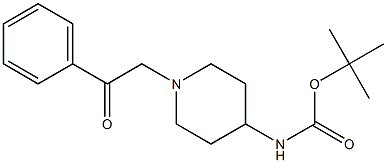 [1-(2-oxo-2-phenylethyl)-4-piperidinyl]Carbamic acid 1,1-dimethylethyl ester CAS#: 913574-88-6