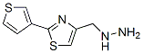 1-((2-(thiophen-3-yl)thiazol-4-yl)methyl)hydrazine CAS#: 926268-32-8