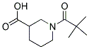 1-(2,2-DIMETHYLPROPANOYL)PIPERIDINE-3-CARBOXYLIC ACID CAS#: 923177-08-6