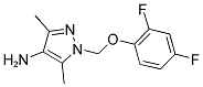 1-(2,4-DIFLUORO-PHENOXYMETHYL)-3,5-DIMETHYL-1H-PYRAZOL-4-YLAMINE CAS#: 956394-36-8