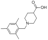 1-[(2,4,6-TRIMETHYLPHENYL)METHYL]-PIPERIDINE-4-CARBOXYLIC ACID CAS#: 901923-70-4
