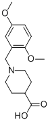 1-[(2,5-DIMETHOXYPHENYL)METHYL]-PIPERIDINE-4-CARBOXYLIC ACID CAS#: 901313-78-8