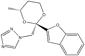 1-[[(2R,4R)-2-benzofuran-2-yl-4-methyl-1,3-dioxan-2-yl]methyl]-1,2,4-t riazole CAS#: 98532-83-3