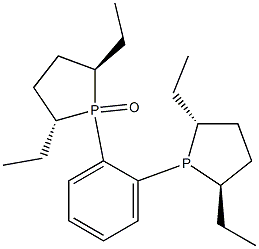 [1-(2R,5R)-2,5-Diethylphospholanyl]-[2-(2R,5R)-2,5-diethylphospholanyl-1-oxide]benzene, min. 97% CAS#: 924294-55-3
