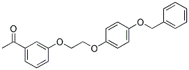1-(3-(2-[4-(BENZYLOXY)PHENOXY]ETHOXY)PHENYL)-1-ETHANONE CAS#: 937601-88-2