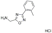 1-[3-(2-methylphenyl)-1,2,4-oxadiazol-5-yl]methanamine(SALTDATA: 1HCl 0.5H2O) CAS#: 937665-65-1