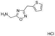 1-[3-(2-thienylmethyl)-1,2,4-oxadiazol-5-yl]methanamine(SALTDATA: HCl) CAS#: 933708-44-2