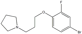 1-(3-(4-broMo-2-fluorophenoxy)propyl)pyrrolidine CAS#: 944279-28-1