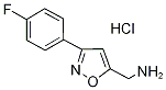 1-[3-(4-fluorophenyl)isoxazol-5-yl]methanamine(SALTDATA: HCl) CAS#: 933747-63-8