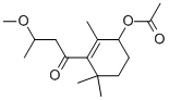 1-[3-(Acetyloxy)-2,6,6-trimethyl-1-cyclohexen-1-yl]-3-methoxy-1-butanone CAS#: 945426-70-0