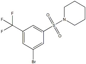 1-(3-Bromo-5-trifluoromethylphenylsulfonyl)piperidine CAS#: 951884-69-8