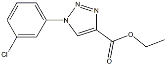 1-(3-Chloro-phenyl)-1H-[1,2,3]triazole-4-carboxylic acid ethyl ester CAS#: 950271-98-4