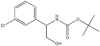 [1-(3-Chlorophenyl)-2-hydroxyethyl]carbaMic acid tert-butyl ester CAS#: 926643-26-7