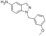 1-(3-Methoxybenzyl)-1H-indazol-5-amine CAS#: 930606-51-2