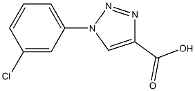 1-(3-chlorophenyl)-1H-1,2,3-triazole-4-carboxylic acid CAS#: 944901-58-0