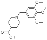 1-[(3,4,5-TRIMETHOXYPHENYL)METHYL]-PIPERIDINE-4-CARBOXYLIC ACID CAS#: 901313-55-1
