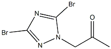 1-(3,5-dibromo-1H-1,2,4-triazol-1-yl)propan-2-one CAS#: 919971-51-0