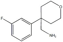 1-[4-(3-FLUOROPHENYL)TETRAHYDRO-2H-PYRAN-4-YL]METHANAMINE CAS#: 943109-41-9