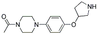 1-(4-[4-(3-PYRROLIDINYLOXY)PHENYL]-1-PIPERAZINYL)-1-ETHANONE CAS#: 946760-59-4