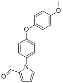 1-[4-(4-METHOXYPHENOXY)PHENYL]-1H-PYRROLE-2-CARBOXALDEHYDE CAS#: 932186-20-4