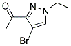 1-(4-BROMO-1-ETHYL-1H-PYRAZOL-3-YL)-ETHANONE CAS#: 925180-03-6