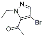 1-(4-BROMO-2-ETHYL-2H-PYRAZOL-3-YL)-ETHANONE CAS#: 925146-41-4