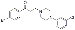 1-(4-BROMOPHENYL)-3-[4-(3-CHLOROPHENYL)PIPERAZINO]-1-PROPANONE CAS#: 952182-60-4