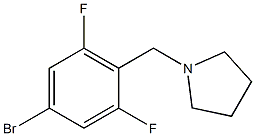 1-(4-Bromo-2,6-difluorobenzyl)pyrrolidine CAS#: 935841-14-8