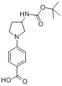 [1-(4-CARBOXY-PHENYL)-PYRROLIDIN-3-YL]-CARBAMIC ACID TERT-BUTYL ESTER CAS#: 953435-49-9
