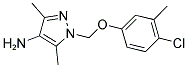 1-(4-CHLORO-3-METHYL-PHENOXYMETHYL)-3,5-DIMETHYL-1H-PYRAZOL-4-YLAMINE CAS#: 956394-35-7
