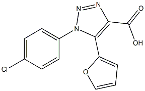 1-(4-Chloro-phenyl)-5-furan-2-yl-1H-[1,2,3]triazole-4-carboxylic acid CAS#: 951901-44-3