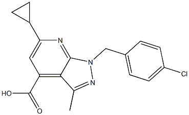 1-(4-Chlorobenzyl)-6-cyclopropyl-3-methyl-1H-pyrazolo[3,4-b]pyridine-4-carboxylic acid CAS#: 937598-70-4