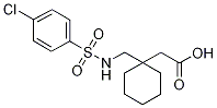 [1-({[(4-Chlorophenyl)sulfonyl]amino}methyl)-cyclohexyl]acetic acid CAS#: 929850-34-0