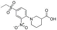 1-[4-(ETHYLSULFONYL)-2-NITROPHENYL]PIPERIDINE-3-CARBOXYLIC ACID CAS#: 951624-93-4