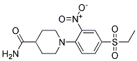 1-[4-(ETHYLSULFONYL)-2-NITROPHENYL]PIPERIDINE-4-CARBOXAMIDE CAS#: 942474-30-8