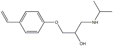 1-(4-Ethenylphenoxy)-3-[(1-Methylethyl)aMino]-2-propanole CAS#: 933468-54-3