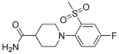 1-[4-FLUORO-2-(METHYLSULFONYL)PHENYL]PIPERIDINE-4-CARBOXAMIDE CAS#: 914637-65-3