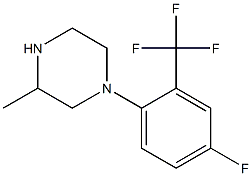 1-(4-Fluoro-2-(trifluoromethyl)phenyl)-3-methylpiperazine CAS#: 946399-84-4