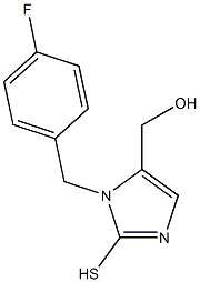 [1-(4-Fluorobenzyl)-2-mercapto-1H-imidazol-5-yl]methanol CAS#: 941868-96-8