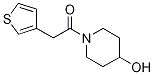 1-(4-Hydroxy-piperidin-1-yl)-2-thiophen-3-yl-ethanone, 98+% C11H15NO2S, 分子量 225.31 CAS#: 916791-31-6