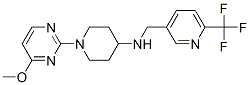 1-(4-METHOXYPYRIMIDIN-2-YL)-N-([6-(TRIFLUOROMETHYL)PYRIDIN-3-YL]METHYL)PIPERIDIN-4-AMINE CAS#: 909675-93-0