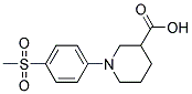 1-[4-(METHYLSULFONYL)PHENYL]PIPERIDINE-3-CARBOXYLIC ACID CAS#: 942474-19-3