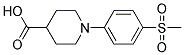 1-[4-(METHYLSULFONYL)PHENYL]PIPERIDINE-4-CARBOXYLIC ACID CAS#: 951624-99-0